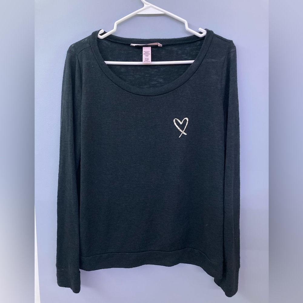 Victoria's Secret Black Sleep T-shirt